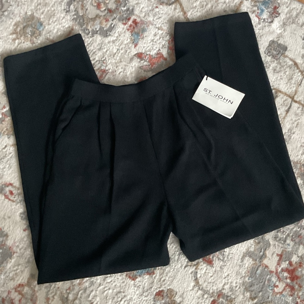 St. John Wool Blend Knitwear Trouser